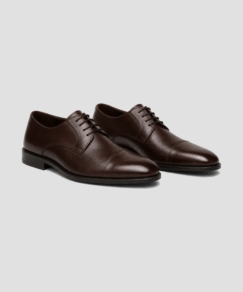 Oxford cap toe marrón chocolate — Calzado