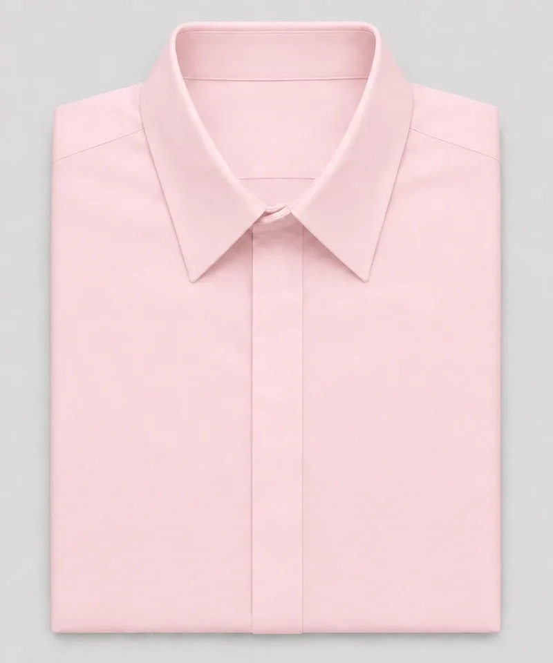 Camisa lisa sin botones rosa — Camisas