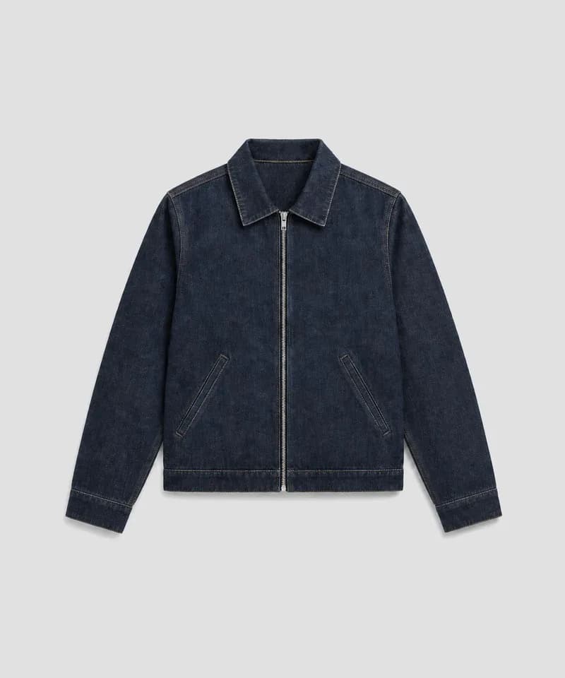 Campera jean índigo oscuro — Camperas