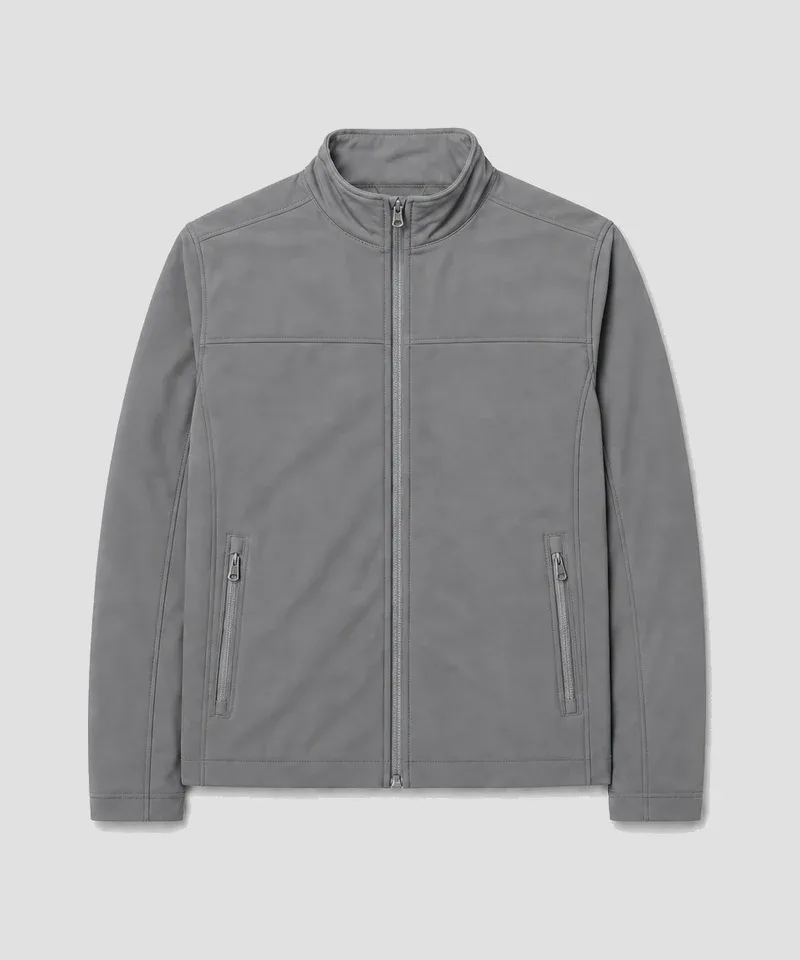 Campera softshell gris acero — Camperas