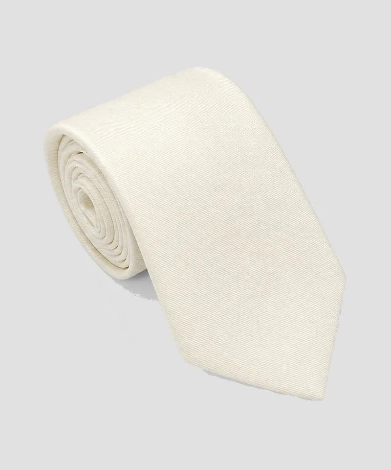 Corbata marfil de sarga — Corbatas