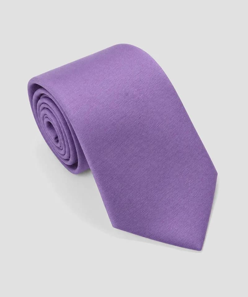 Corbata violeta de sarga — Corbatas