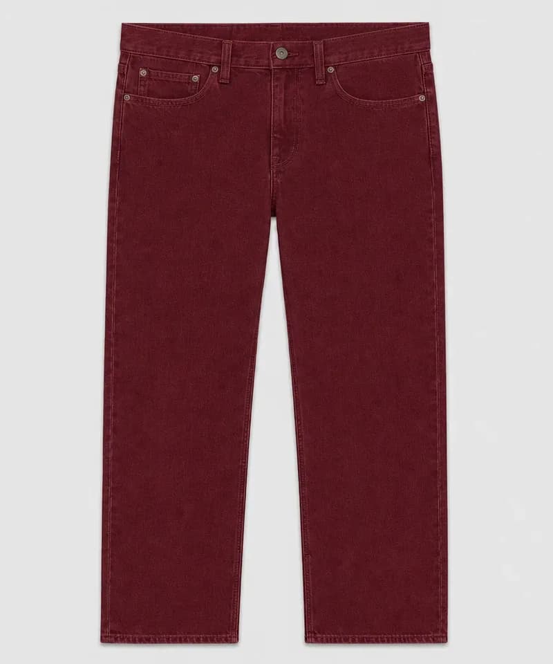 Jean liso bordó — Jeans