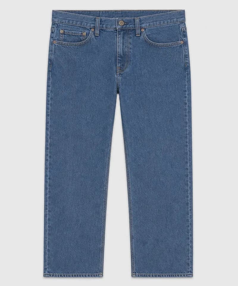 Jean liso índigo medio — Jeans