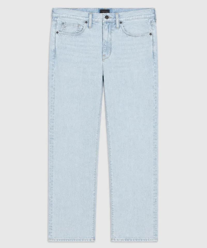 Jean relaxed azul vintage claro — Jeans