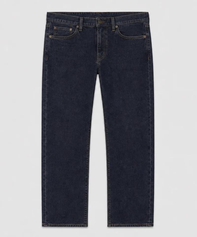 Jean slim straight azul oscuro — Jeans