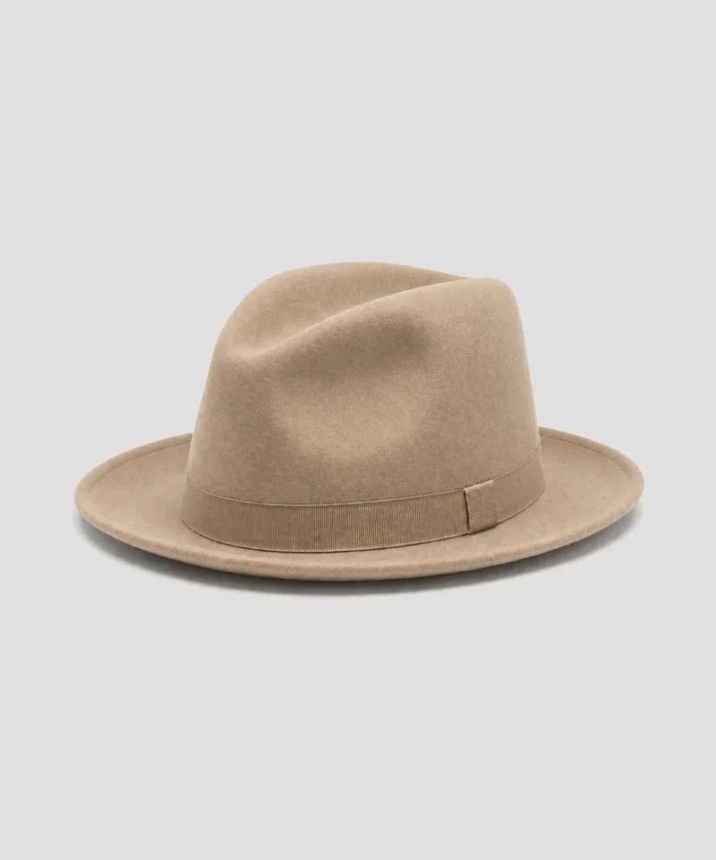 Sombrero de fieltro arena — Sombreros