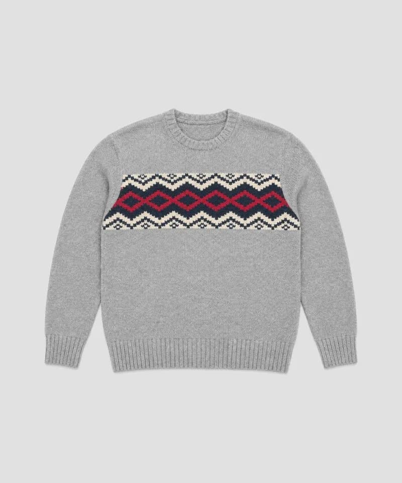 Sweater Fair Isle gris marengo — Sweaters