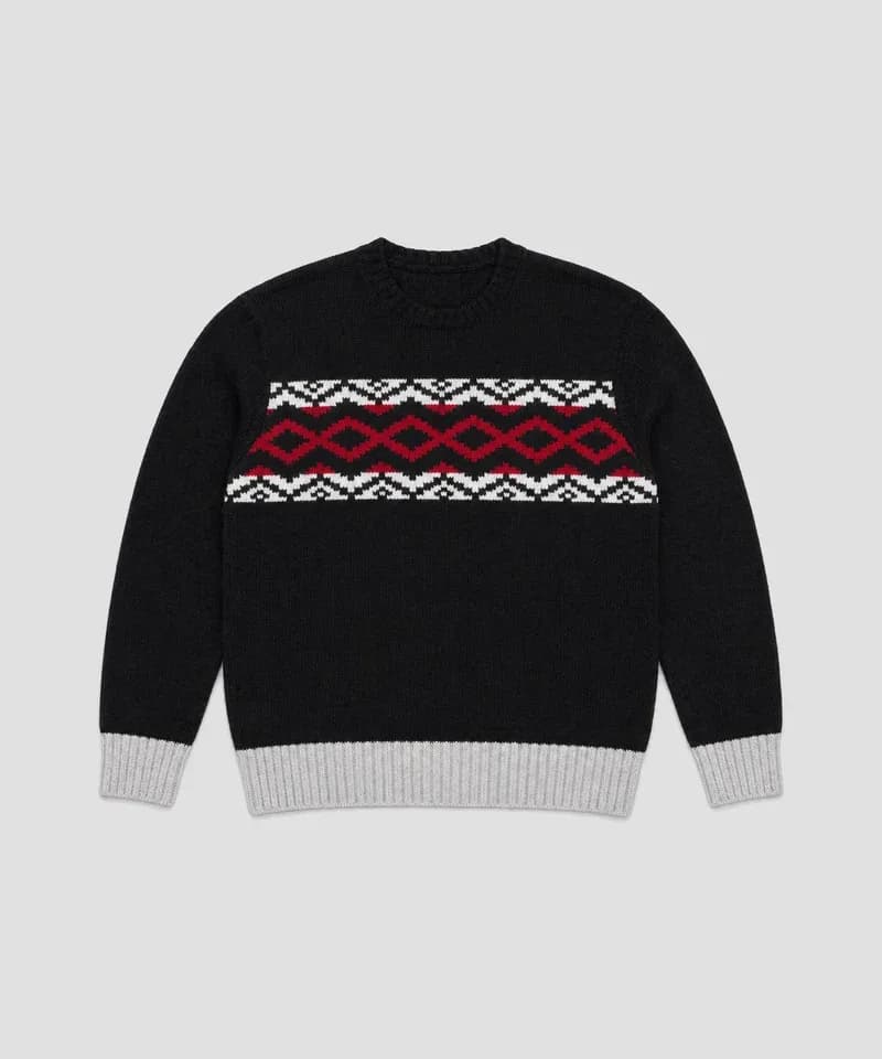 Sweater Fair Isle negro — Sweaters