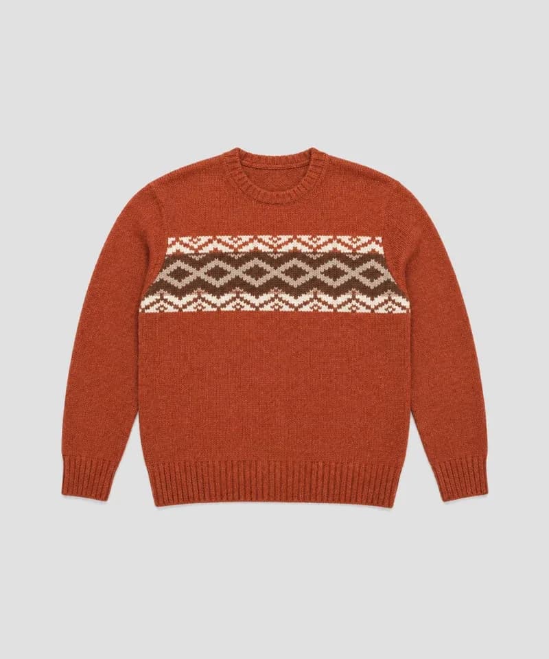 Sweater Fair Isle terracota — Sweaters